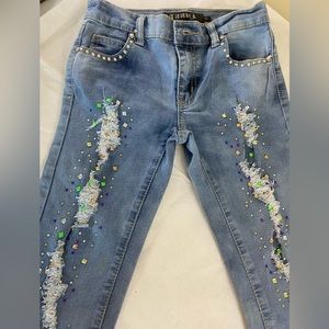 Thrill Studded Jeans Size 10Y